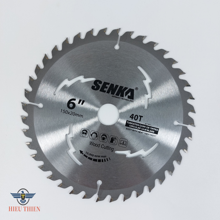 Lưỡi cắt gỗ hợp kim 160mm 40 răng SENKA