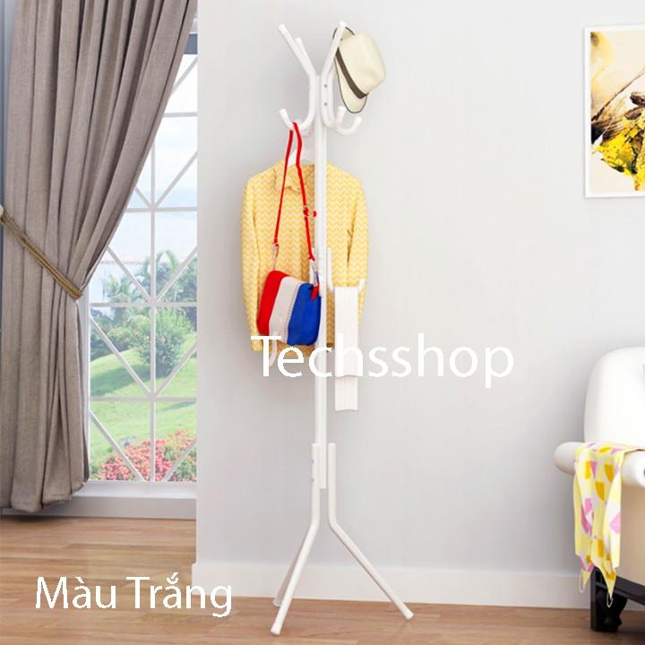 Cây Treo Quần Áo Nón Mũ Túi Xách Bằng Sắt Có 12 Nhánh Treo Tiện Lợi Trong Nhà Cao 175cm