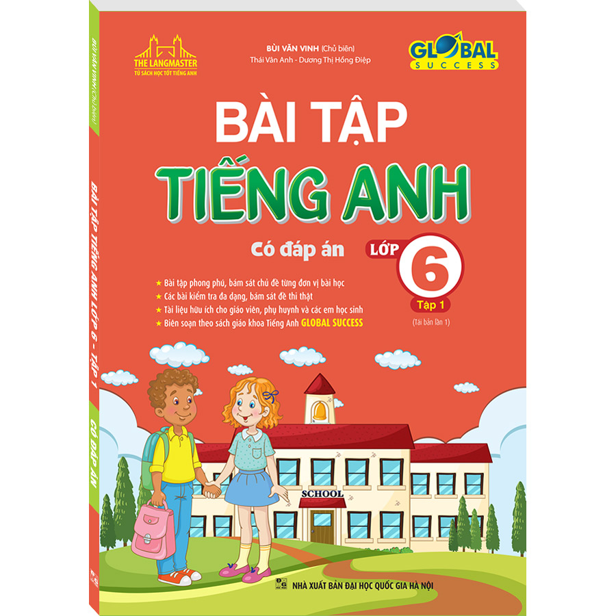 GLOBAL SUCCESS - Bài tập tiếng anh lớp 6 tập 1 - Tái bản 01