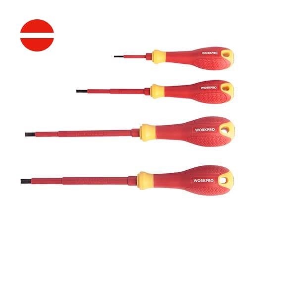 Workpro W094004-Tua Vít Dẹt Cách Điện 6.5X150Mm