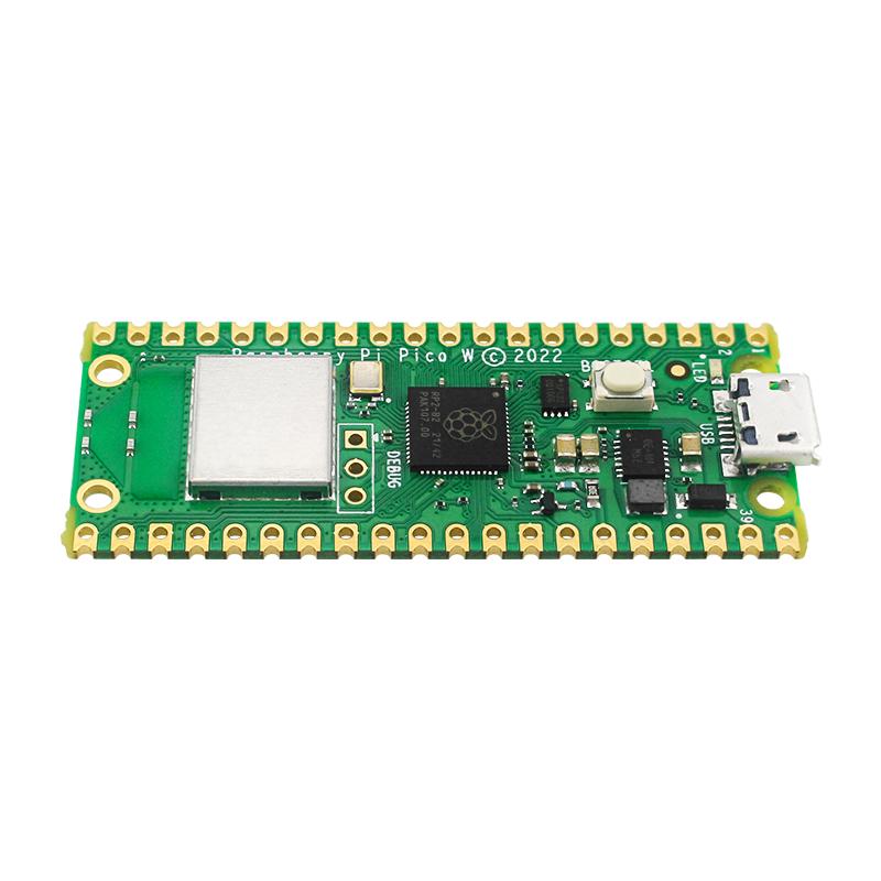 Hình ảnh Mới Raspberry Pi Pico W Có Wifi RP2040 Vi Điều Khiển Ban Phát Triển Tùy Chọn Vỏ Acrylic GPIO Đầu