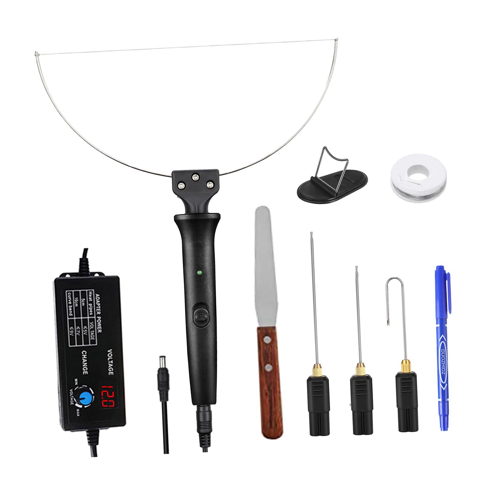 Electric Hot Wire Cutter Pen Foam Cutting Tool Portable Hot Pen DIY Electric Foam Cutting Machine Pen Foam Cutter Set for Crafts Art Project