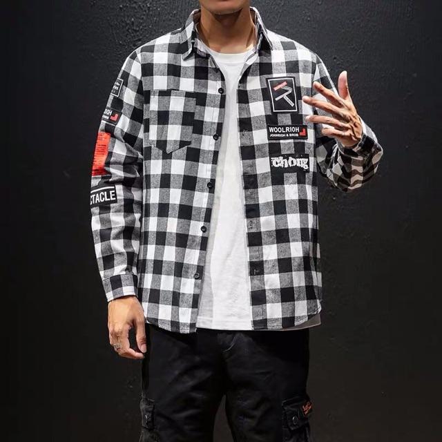 Áo Sơ Mi Caro Sơ Mi Flannel Áo Khoác Nam Nữ FLANNEL CARO In Cực Chất Nhiều Mẫu