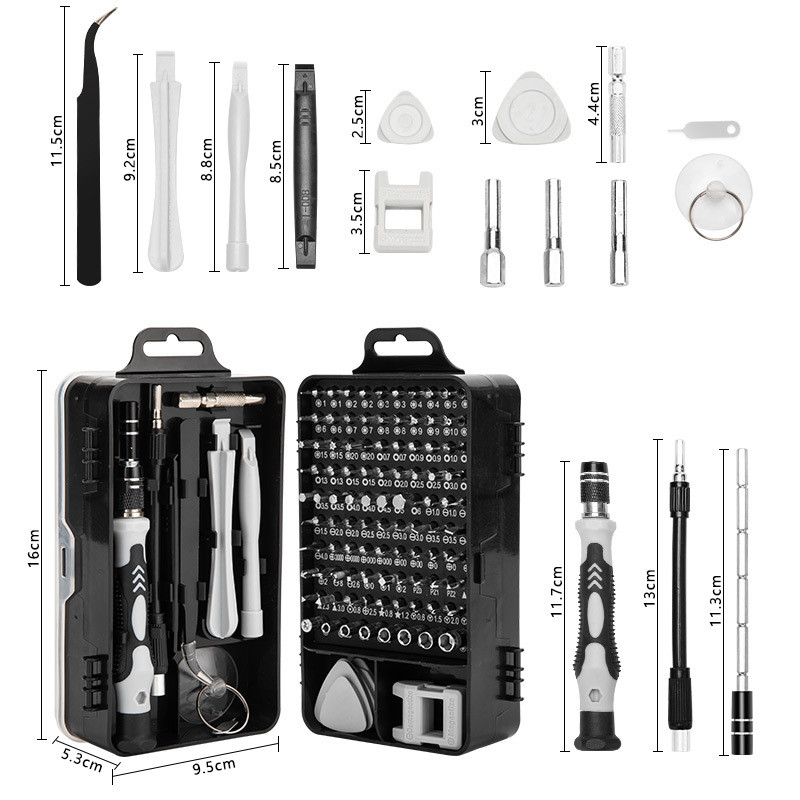 Bộ Tua Vít SCREWDRIVER Đa Năng 115 Trong 1 Chất Lượng Cao Dùng Sửa Chữa Điện Thoại, Máy Tính