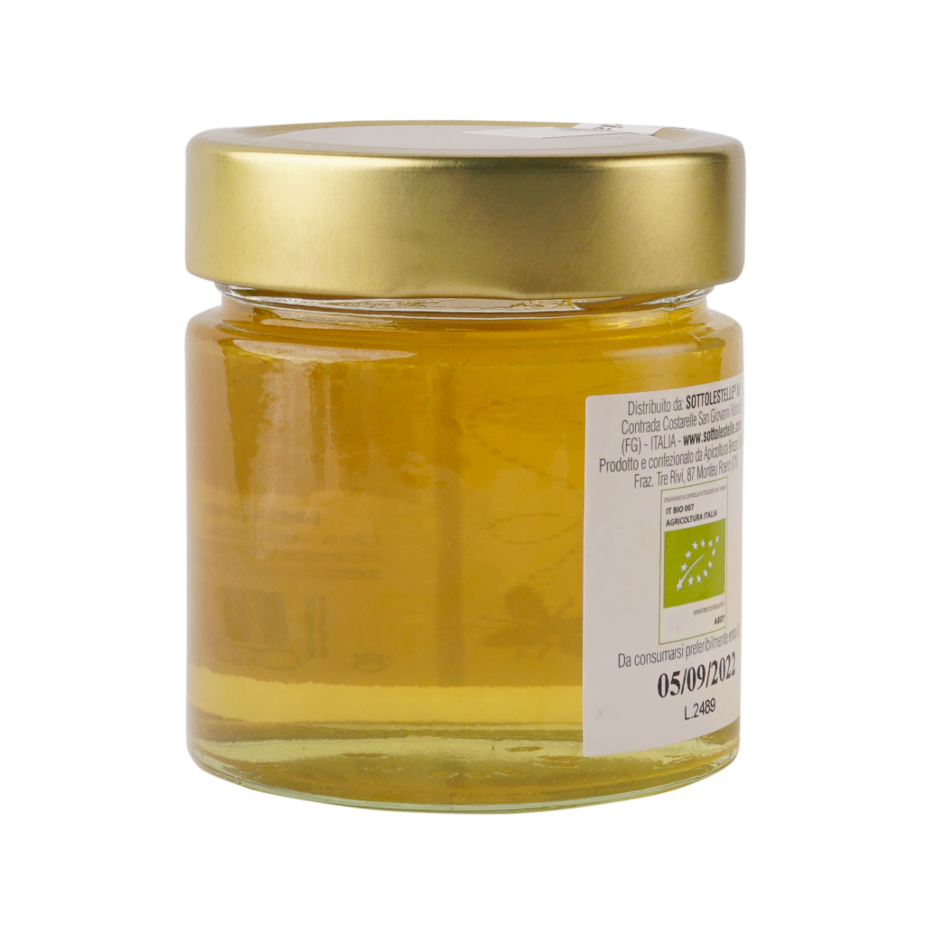 Mật Ong Hoa Keo Acacia Hữu Cơ Sottolestelle Organic Acacia Honey 280g