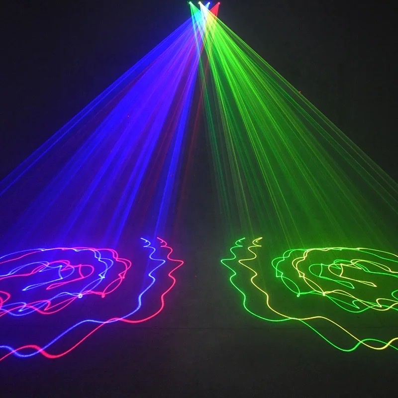 ĐÈN LASER QUÉT TIA 4 CỬA 4 MÀU - THÍCH HỢP DÙNG TRONG SÂN KHẤU VŨ TRƯỜNG , NHÀ HÀNG TIỆC CƯỚI .