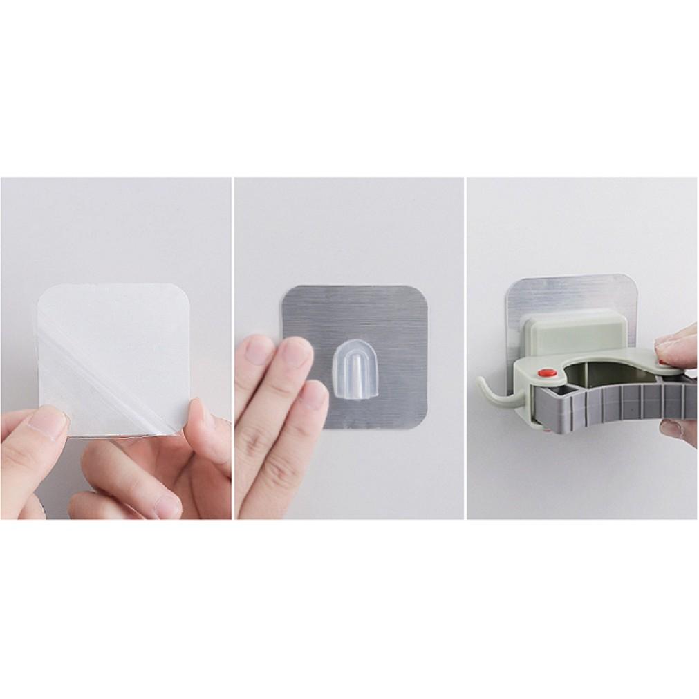 MÓC DÍNH TƯỜNG KẸP CÂY LAU NHÀ CHỔI LAU NHÀ MÓC DAN TƯỜNG