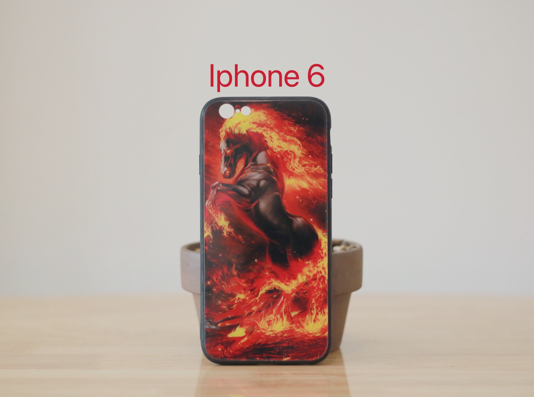 Ốp lưng mặt kính dành cho Iphone 6 /6S - Hàng Chính Hãng