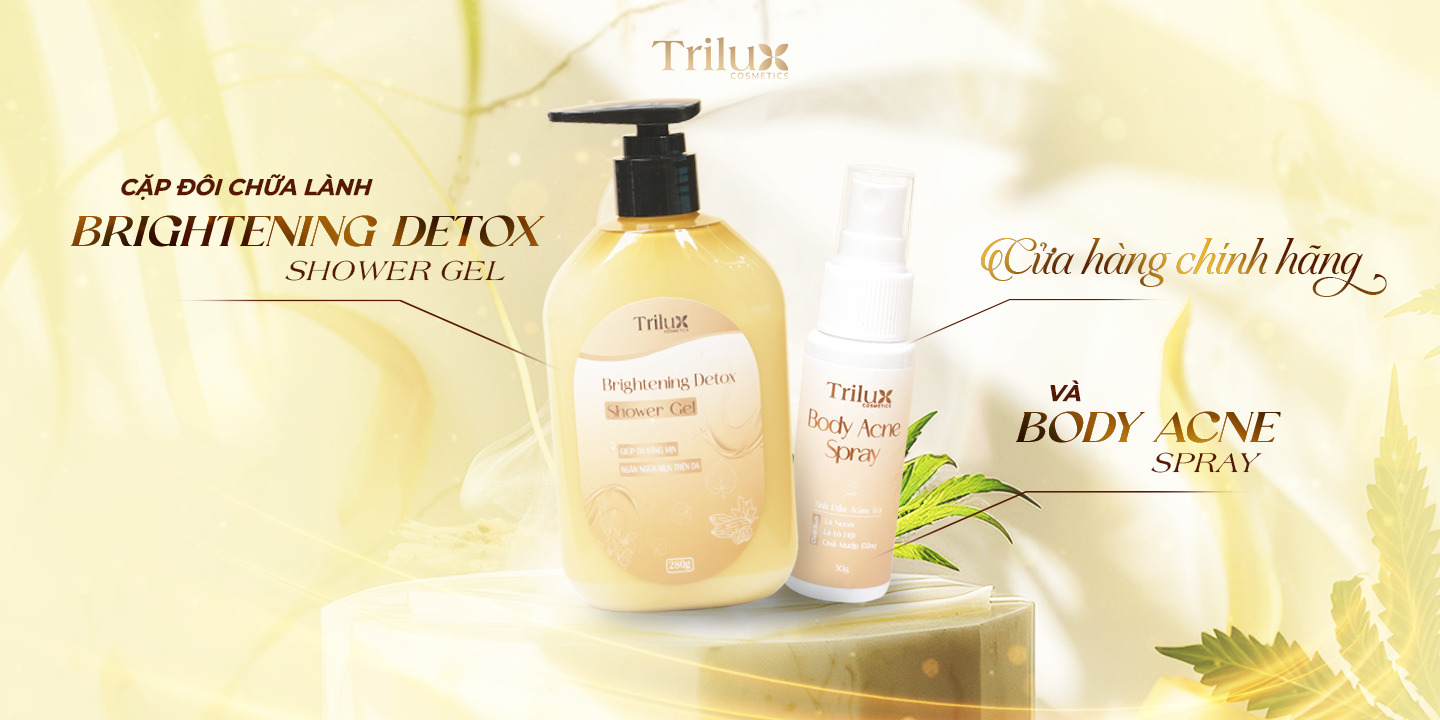 Sữa Tắm Detox Và Sạch Sâu Trilux Chai 280ml, Sáng Da Và Dưỡng Da Với Thành Phần Từ Thiên Nhiên