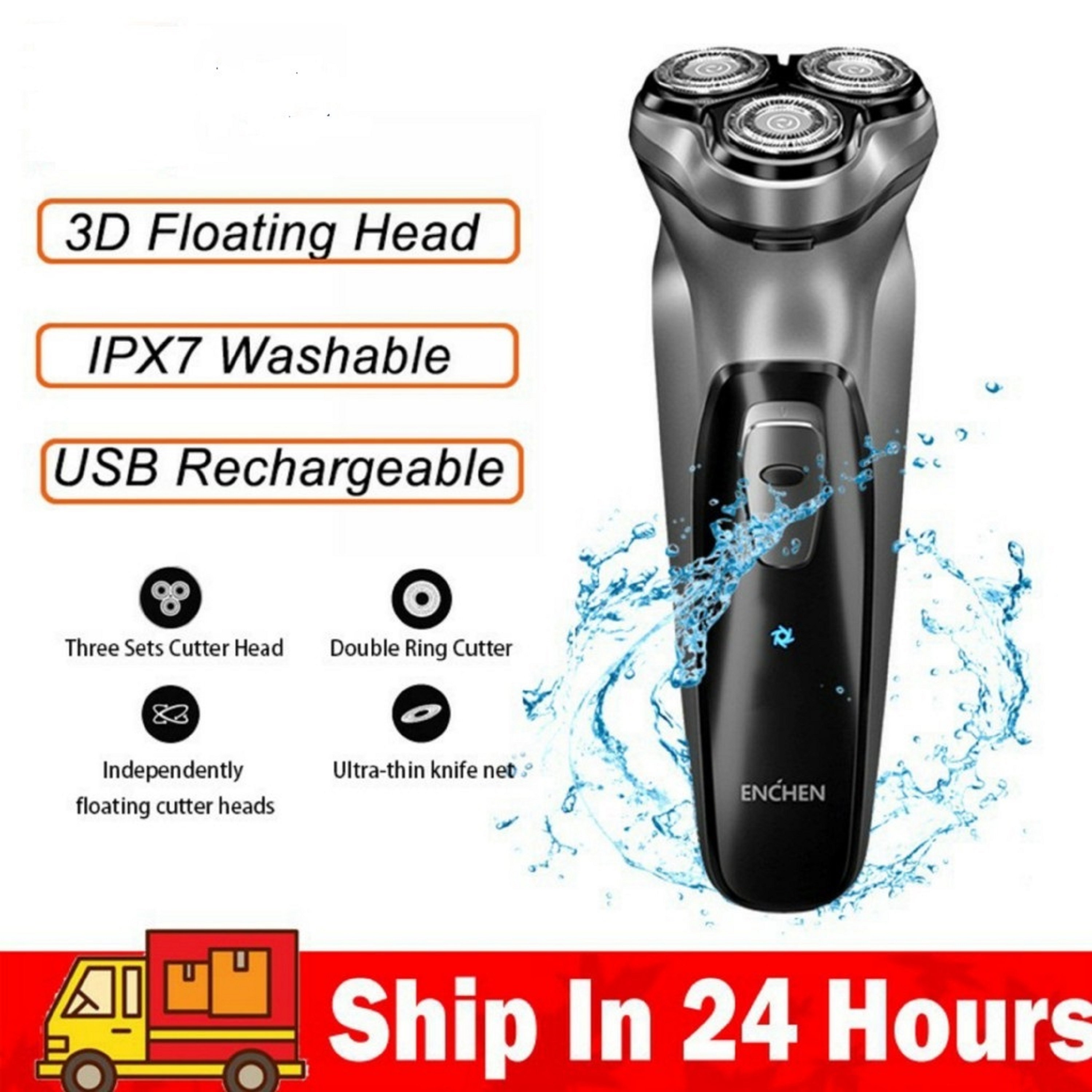 Máy Cạo Râu Cao Cấp Enchen BlackStone Hàng Nhập Khẩu Chống Nước