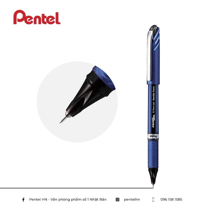 || Bút Ký Nhật Bản Mực Gel Pentel Energel BLN25 ngòi 0.5mm | Siêu nét Siêu mịn Không nhòe | Khô trong 1/3s