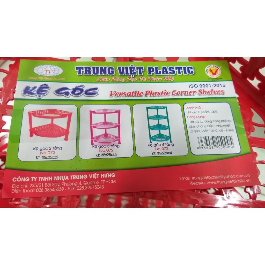 Kệ góc nhựa 3 tầng