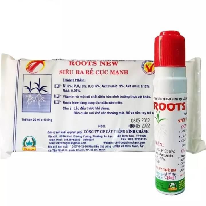 1 vỉ Phân bón vi lượng Bimix Super Roots New 20ml Siêu Ra Rễ Cực Mạnh ( 10 ống)