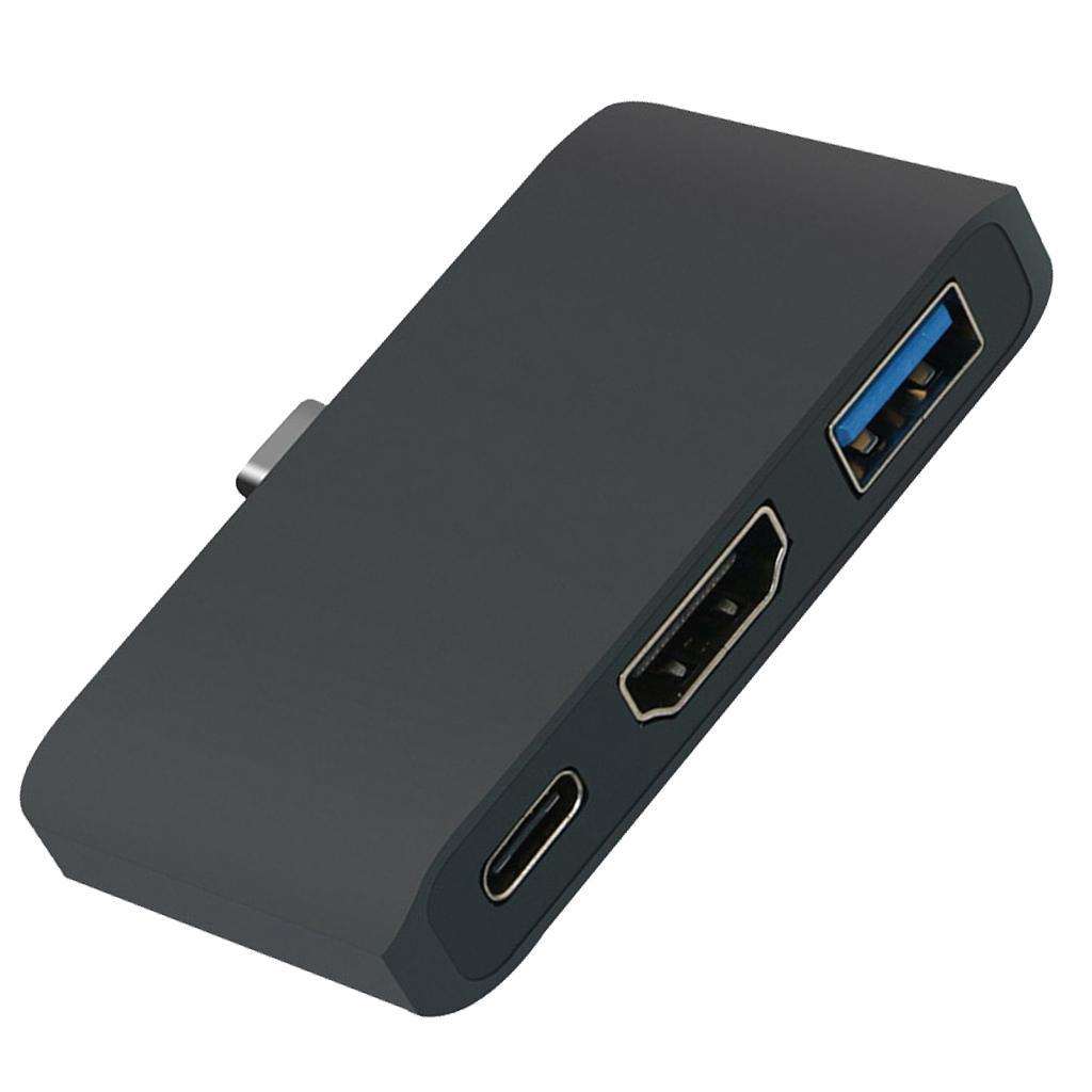 3 In1 Hub with USB 3.0, Ports and USB C Charging Port