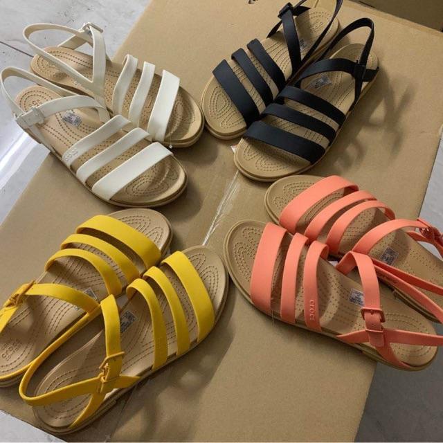 Sandal nữ - Sandal nhựa mềm sắc màu cho nữ