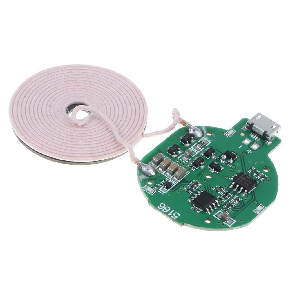 2x DIY Wireless Charger  Circuit Board Coil Charging Pad for Smartphone