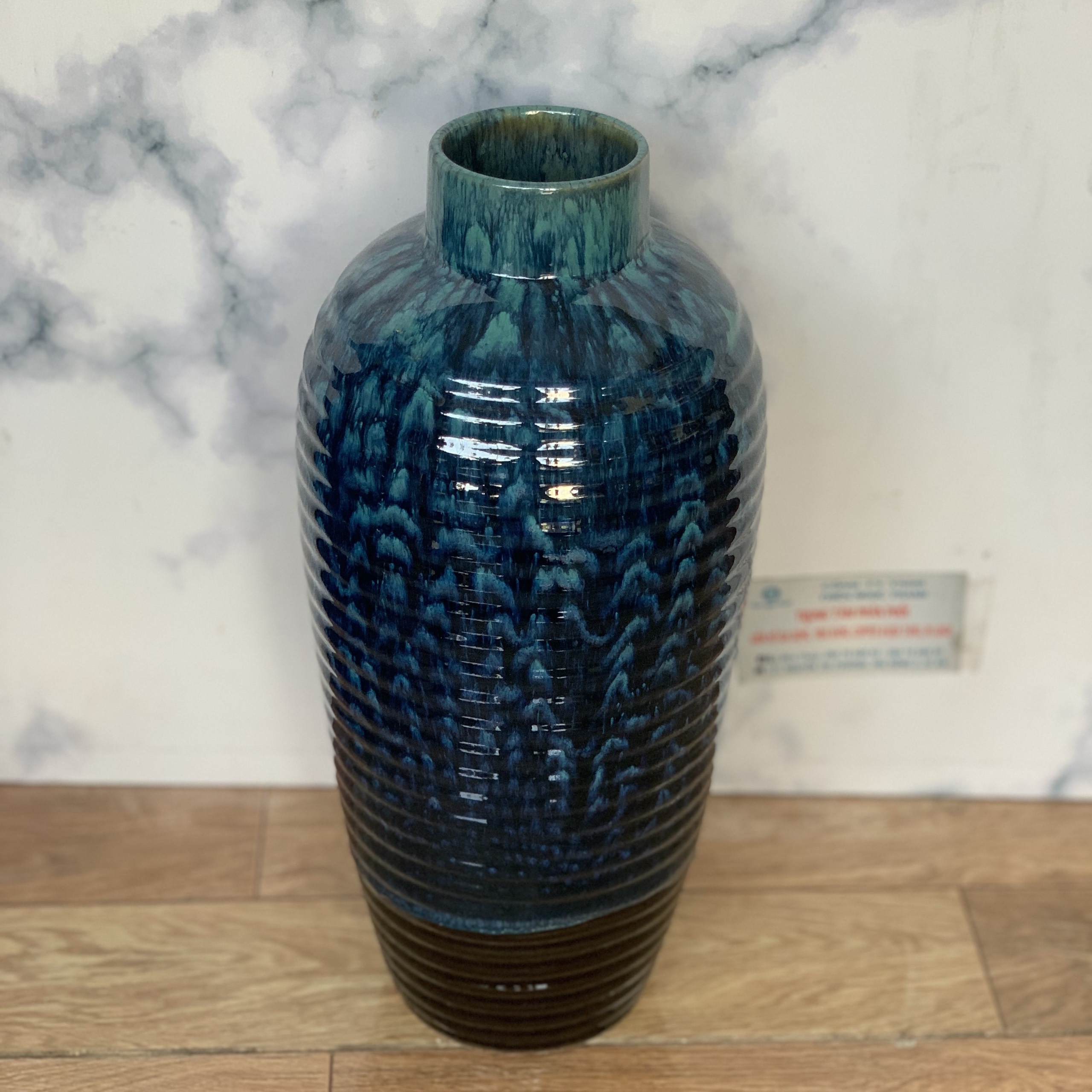 Bình Hoa Gốm Sứ Cao Cấp 34cm.