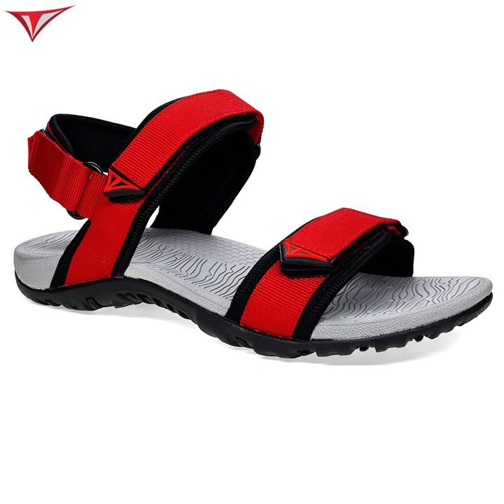 Giày Sandal Nam Nữ Việt Thủy Hai Quai Ngang Đỏ - VT016