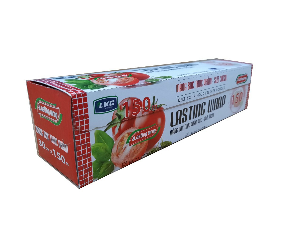 Màng bọc thực phẩm PVC lasting wrap 30cm ×150