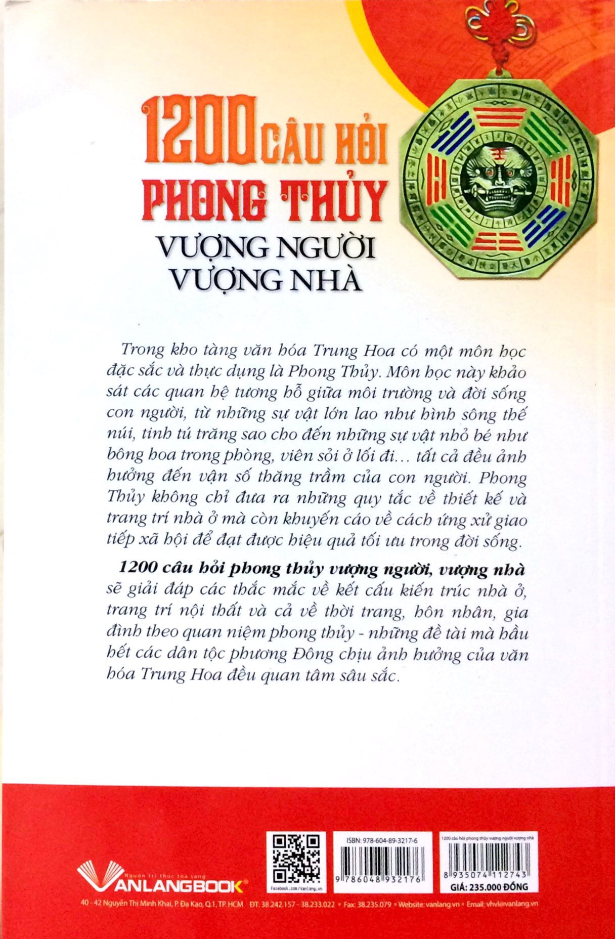 1200 Câu Hỏi Phong Thủy Vượng Người, Vượng Nhà - Thạch Kiều Thanh - Vanlangbooks