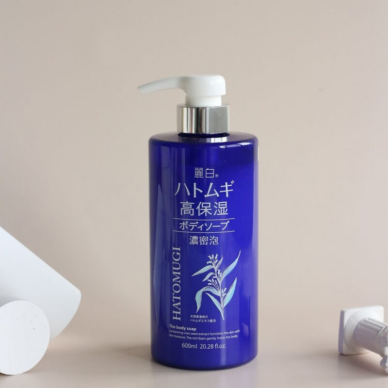 Sữa tắm dưỡng ẩm sâu và làm sáng da hatomugi 600ml/chai