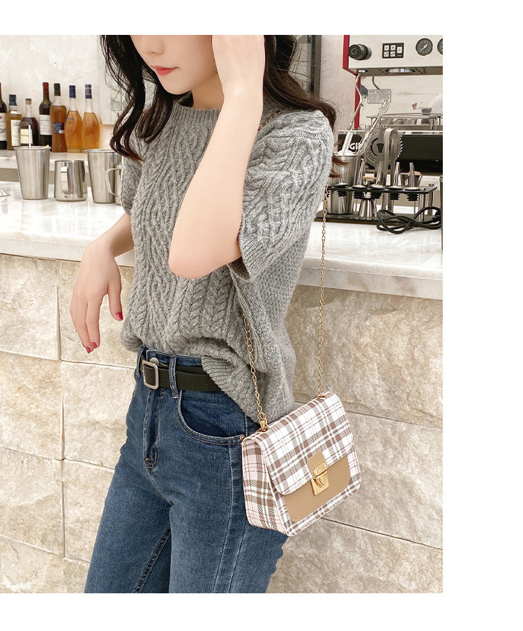 Túi đeo chéo nữ kẻ sọc phong cách hàn quốc T139