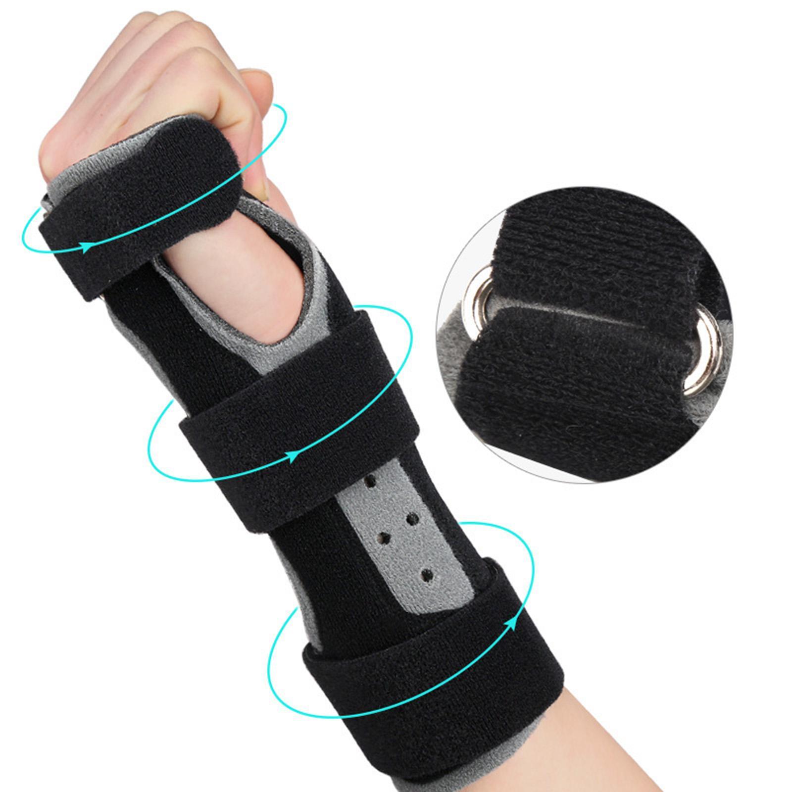 Wrist Support Brace Splint, Detachable Aluminum Strip Breathable Stabilization Hand Brace Hand and Wrist Support Wrist Compression Strap