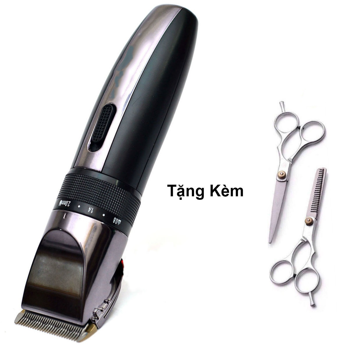 Tông Đơ Cắt Tóc Chuyên Nghiệp 531+ Tặng Kèm Bộ Kéo Cắt Tỉa Tóc 