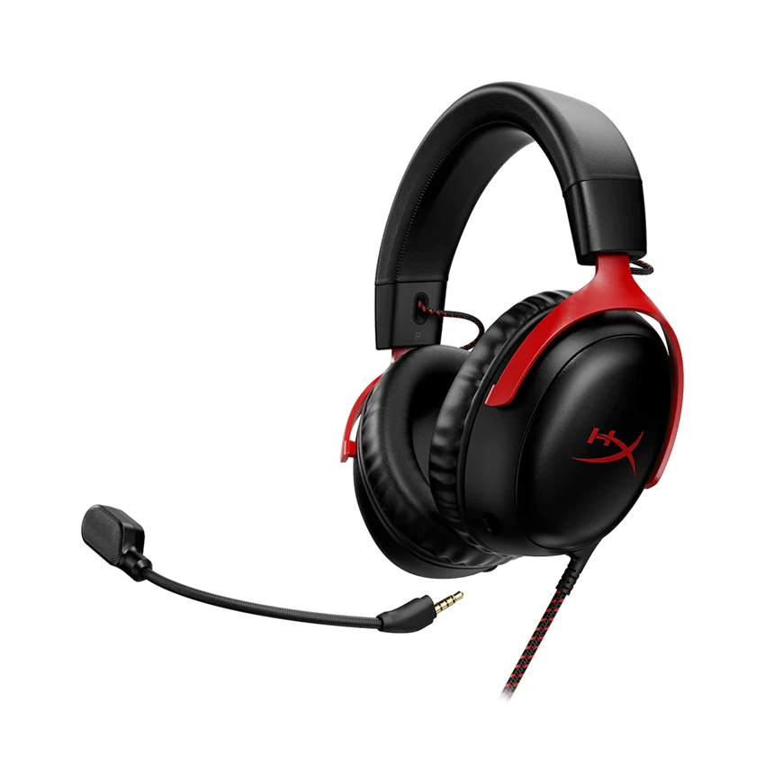 Tai nghe Gaming HyperX Cloud III (Black/Black Red) - Hàng chính hãng