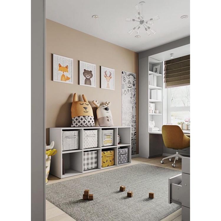 Kệ đa năng tổ ong, để sách, đồ chơi, xu hướng năm 2022 chất gỗ MDF dày 17mm