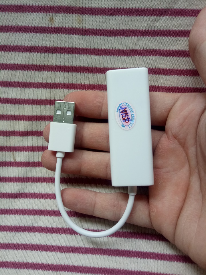 Cáp USB to LAN - Cáp nối từ cổng USB ra cổng mạng LAN - Cáp usb to LAN có dây, màu trắng - Hàng chính hãng