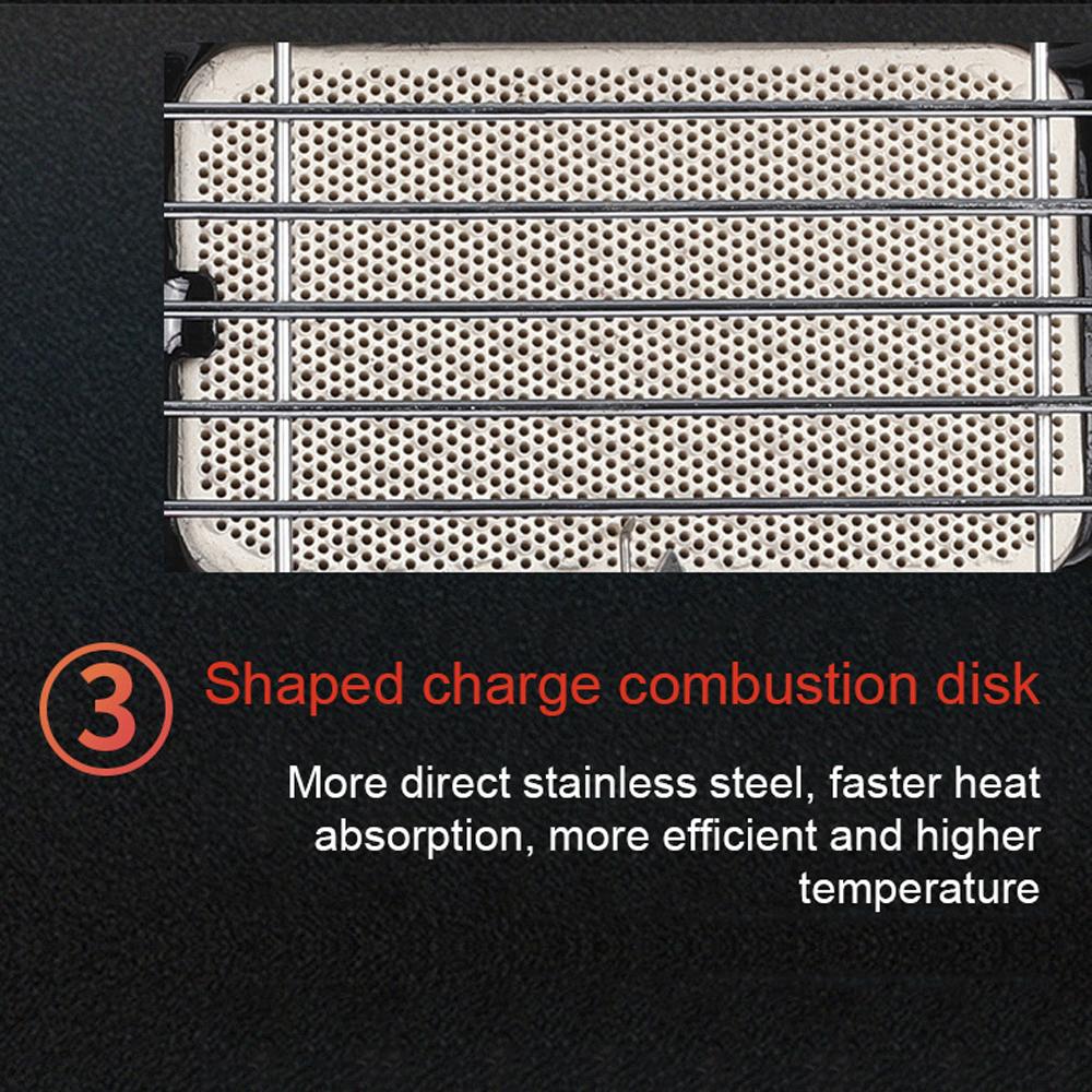 1300W Ceramic Gas Heater Gas Heater Outdoor Camping Fishing Burner