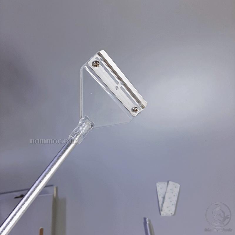 Cây Cạo Rêu Nhôm & Acrylic - Bản Rộng | Phụ Kiện Cạo Rêu, Vệ Sinh Bể Cá Cảnh, Bể Thuỷ Sinh