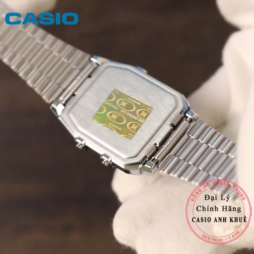 Đồng Hồ Casio Nam Dây Kim Loại AQ-800E-7A Chính Hãng
