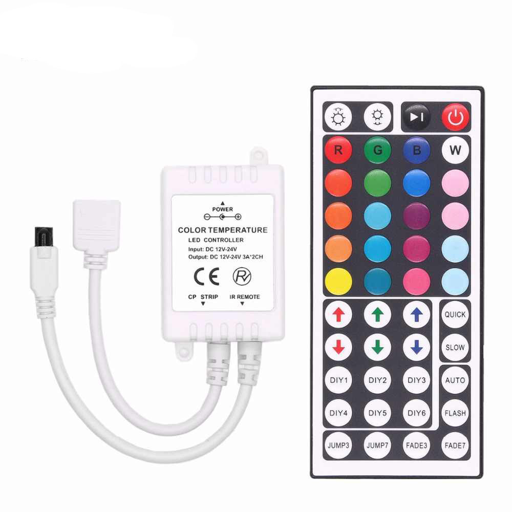 Mạch Điều Khiển LED 5050 / 3528 RGB 12V Kèm Remote 44 Phím