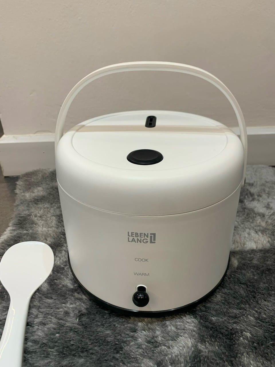Nồi cơm điện mini Lebenlang LBL0586 dung tích 800ml, công suất 250W, BH 24 tháng - Hàng chính hãng