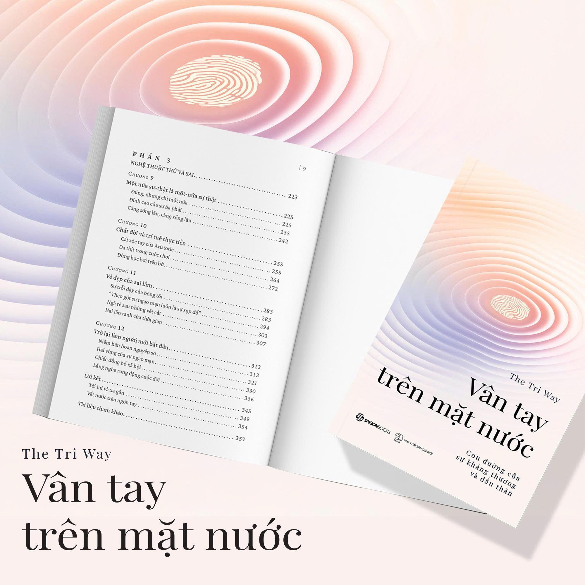 Sách - Vân Tay Trên Mặt Nước - Con Đường Của Sự Kháng Thương Và Dấn Thân