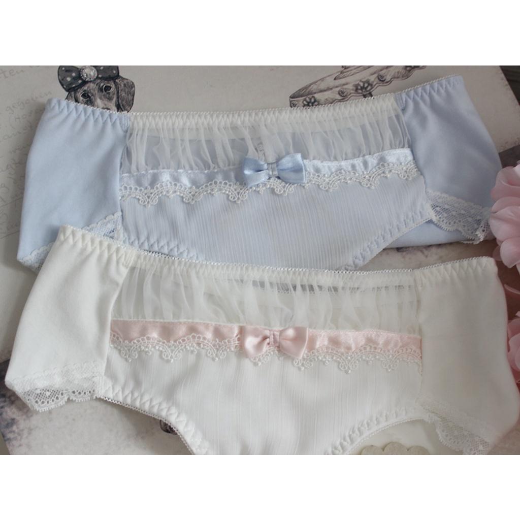 Quần Lót Nữ Cotton Thời Trang Phối Ren Cạp Ngang Eo Xuất Đông Âu . Hàng Loại Đẹp.