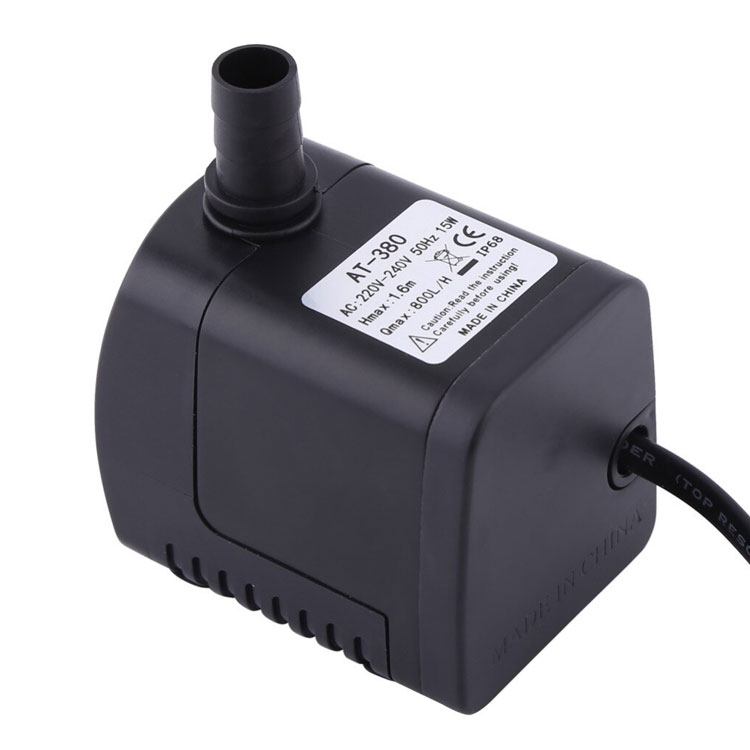 Máy bơm chìm hồ cá hòn non bộ thác nước 220V 15W 800L AT-380
