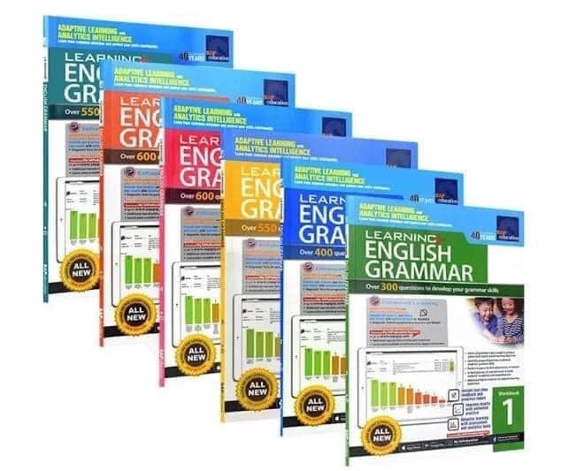 Learning english grammar nhập 6q màu