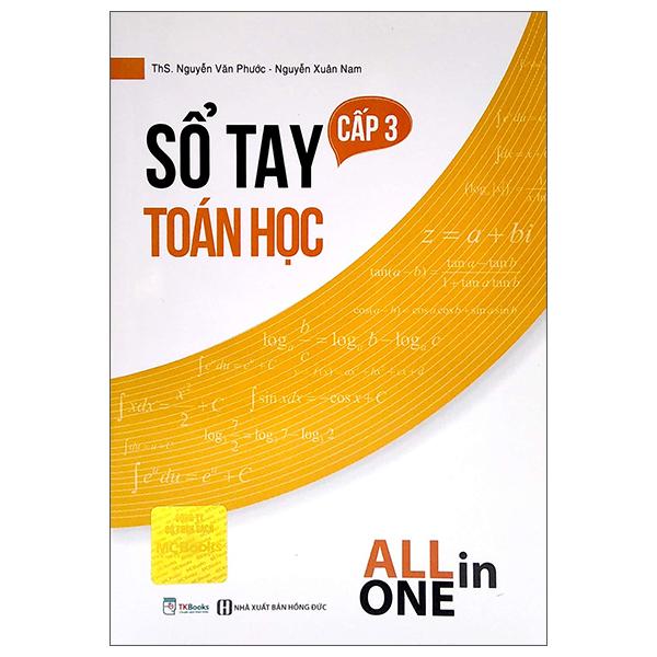 All In One - Sổ Tay Toán Học Cấp 3