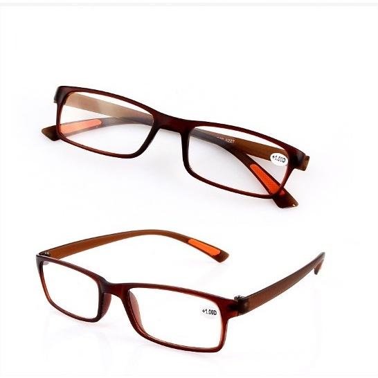 Kính lão thị viễn thị AKITA07ĐenNau kính người già trung niên rõ chữ chống mỏi chống lóa gọng siêu dẻo chông rơi
