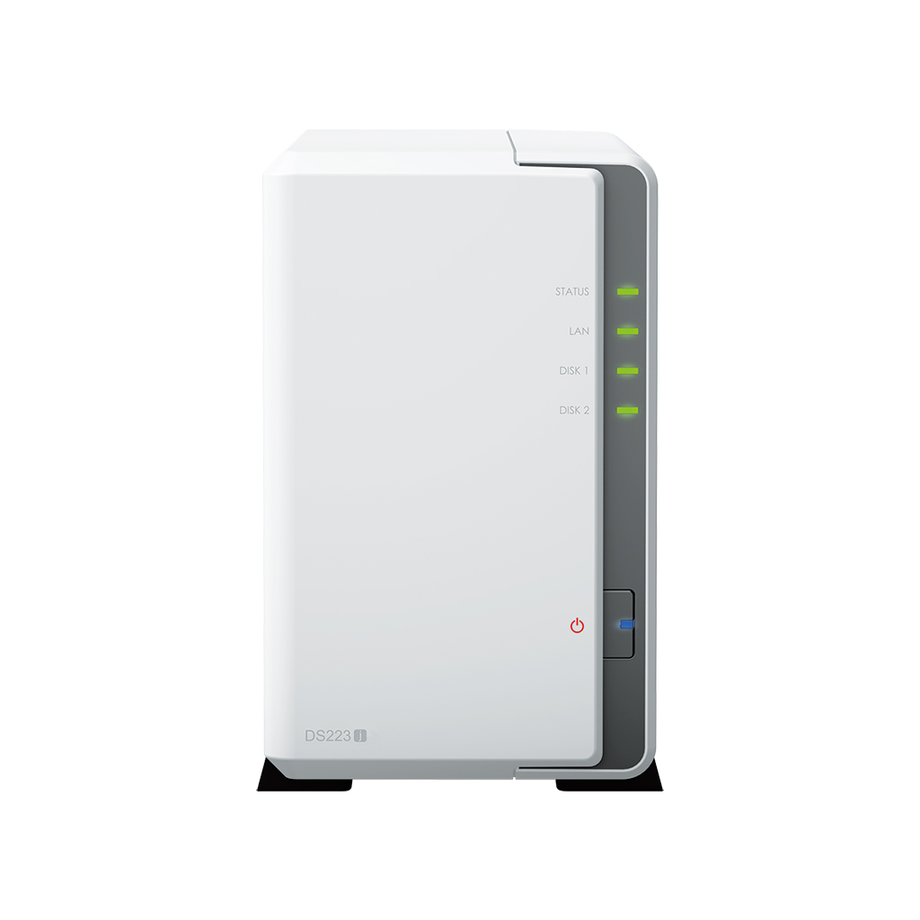 Combo Thiết bị lưu trữ NAS Synology DS223j kèm 1 ổ cứng NAS N300 6TB - Hàng chính hãng