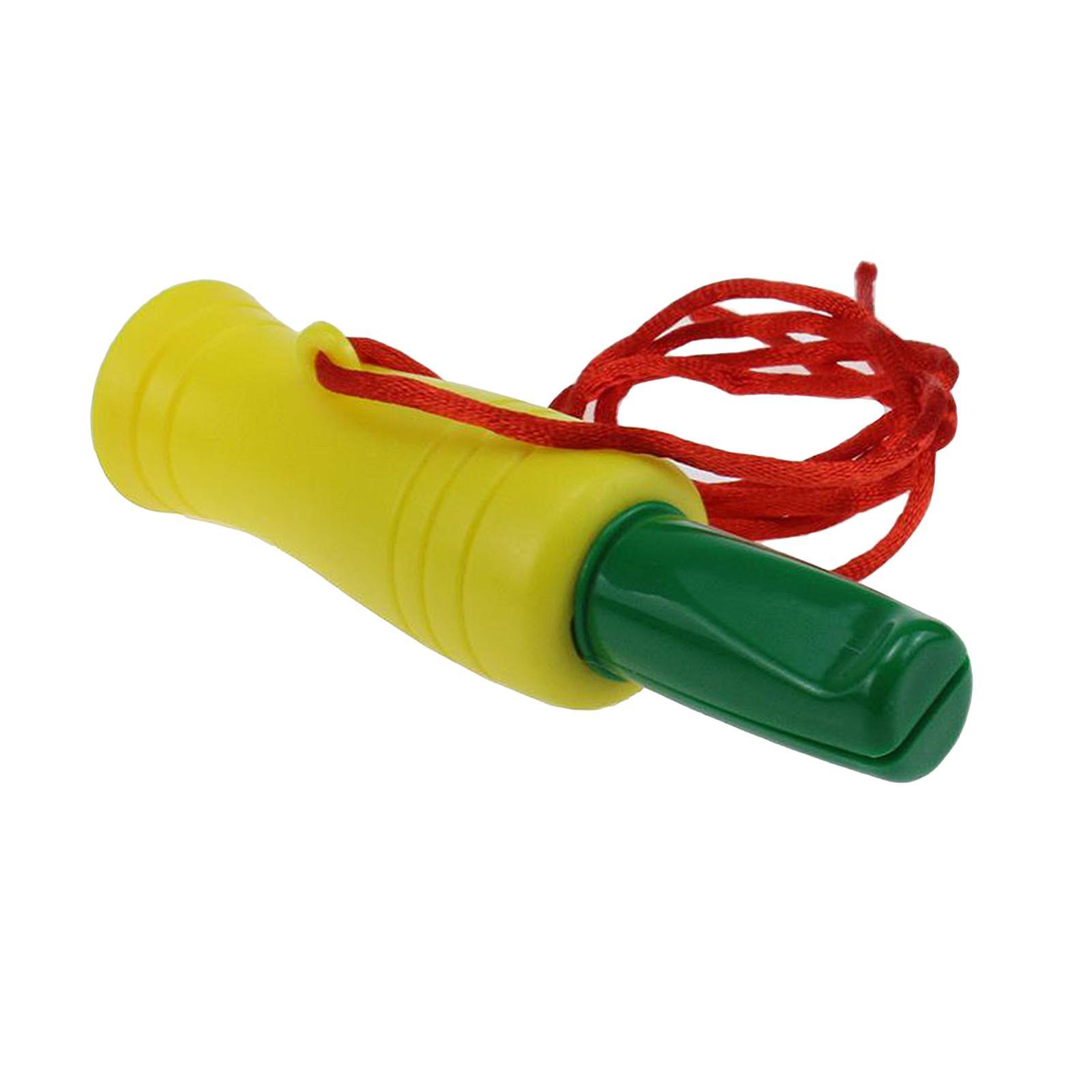 Whistle Decoy Duck Call   Bird  for  Gooses Hunting Yellow