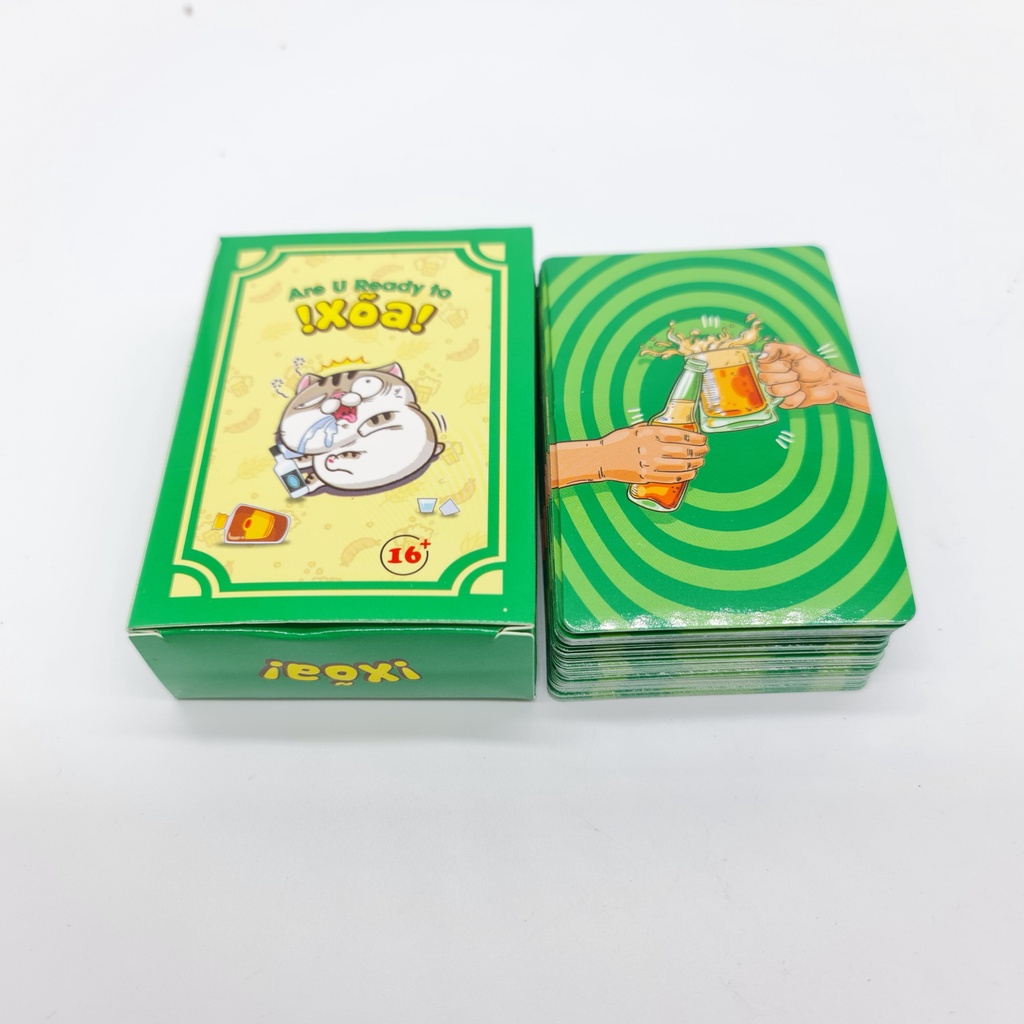 Bộ thẻ bài Drinking card &quot; XõA &quot; phiên bản 2022 Cho Bữa Tiệc ăn nhậu bùng cháy cuộc vui thăng hoa cảm xúc