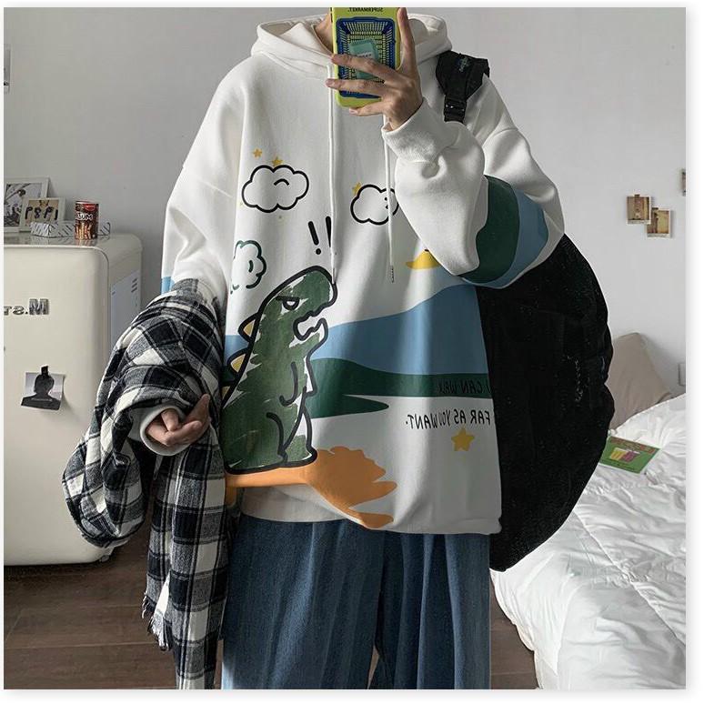 ÁO KHOÁC NỈ HODDIES KHỦNG LONG