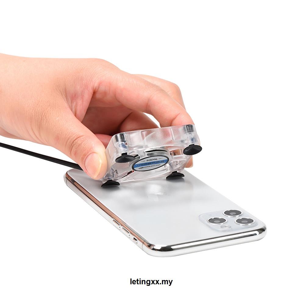 Quạt Tản Nhiệt Bằng Silicon Có Giác Hút Gắn Điện Thoại Iphone Samsung Xiaomi Huawei