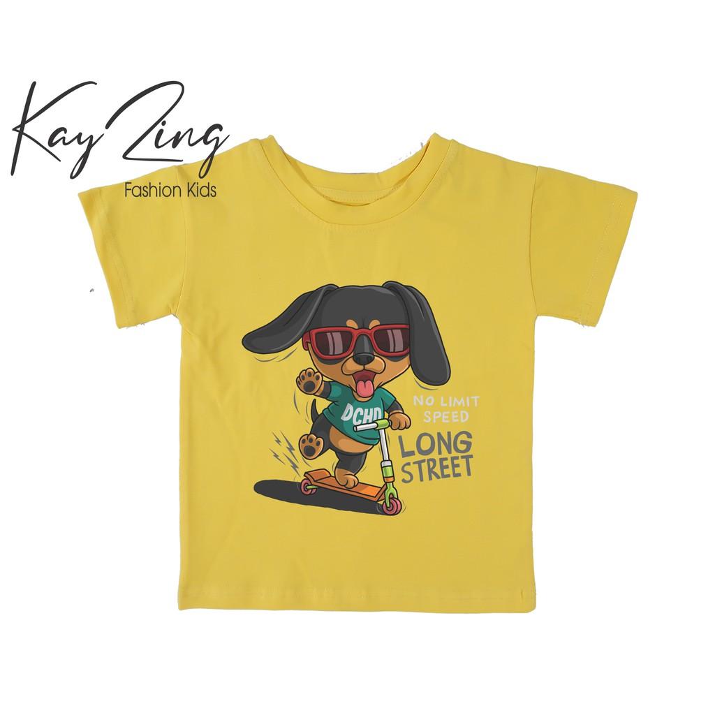 Áo thun trẻ em nam cotton 100% các màu : Mã 043