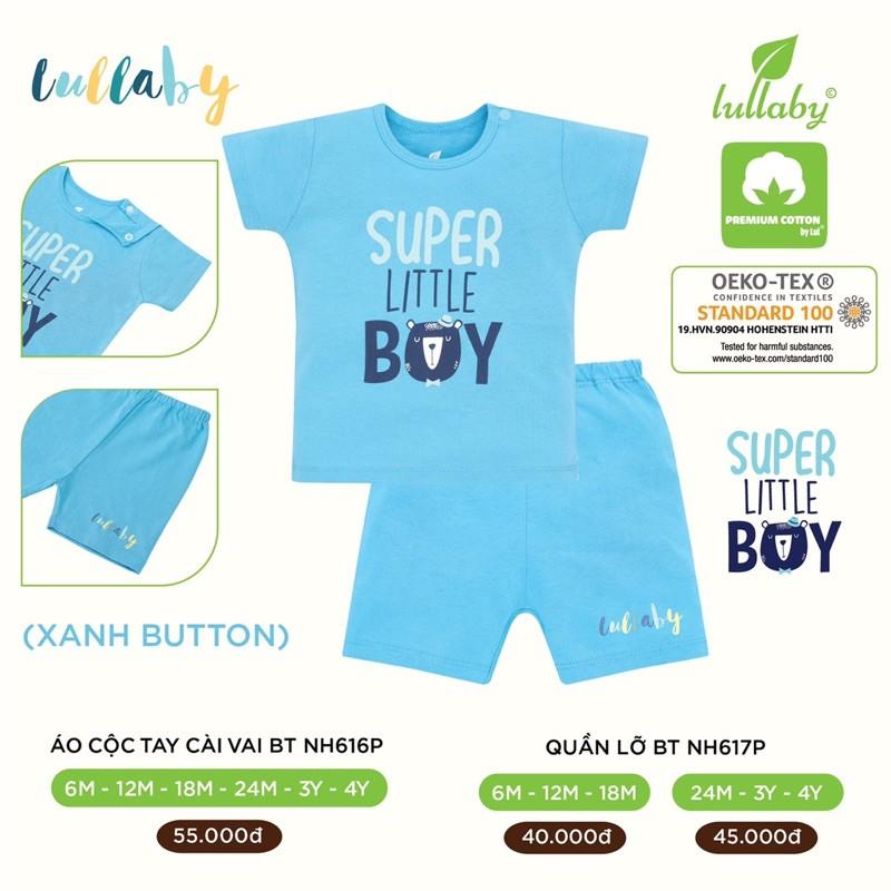  LLB- Bộ cộc tay quần lỡ llb 2021 cho bé trai