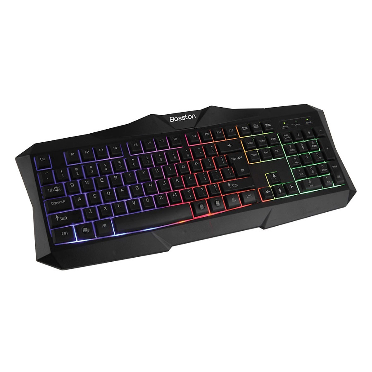 Bàn Phím Keyboad Gaming Bosston X19 Có Led Siêu Ngầu - Hàng Nhập Khẩu